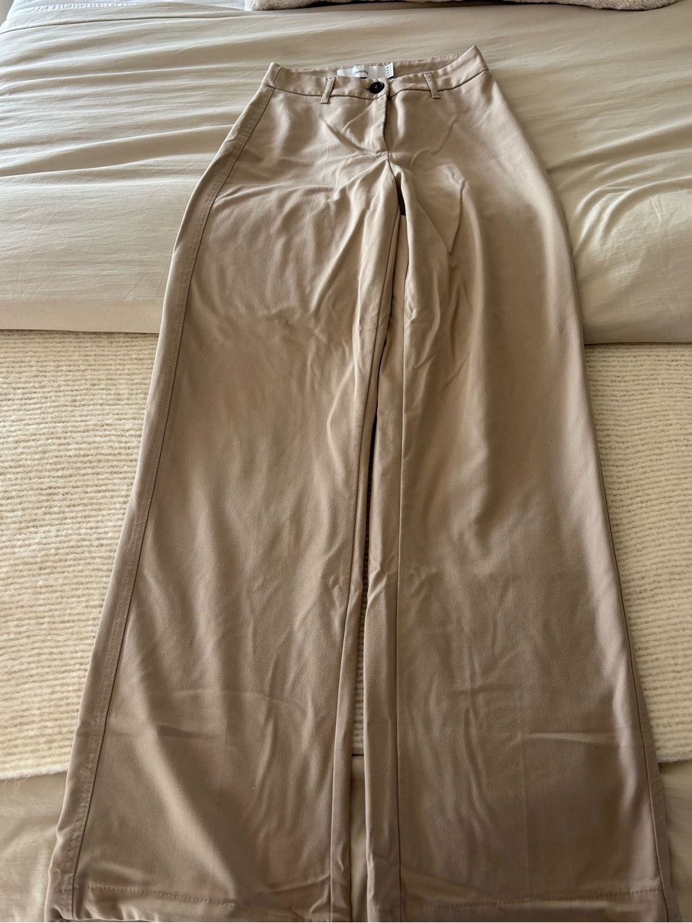 Women’s Wide Leg Tan Pants